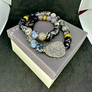 Silpada Ode to Geode Stretch Bracelet